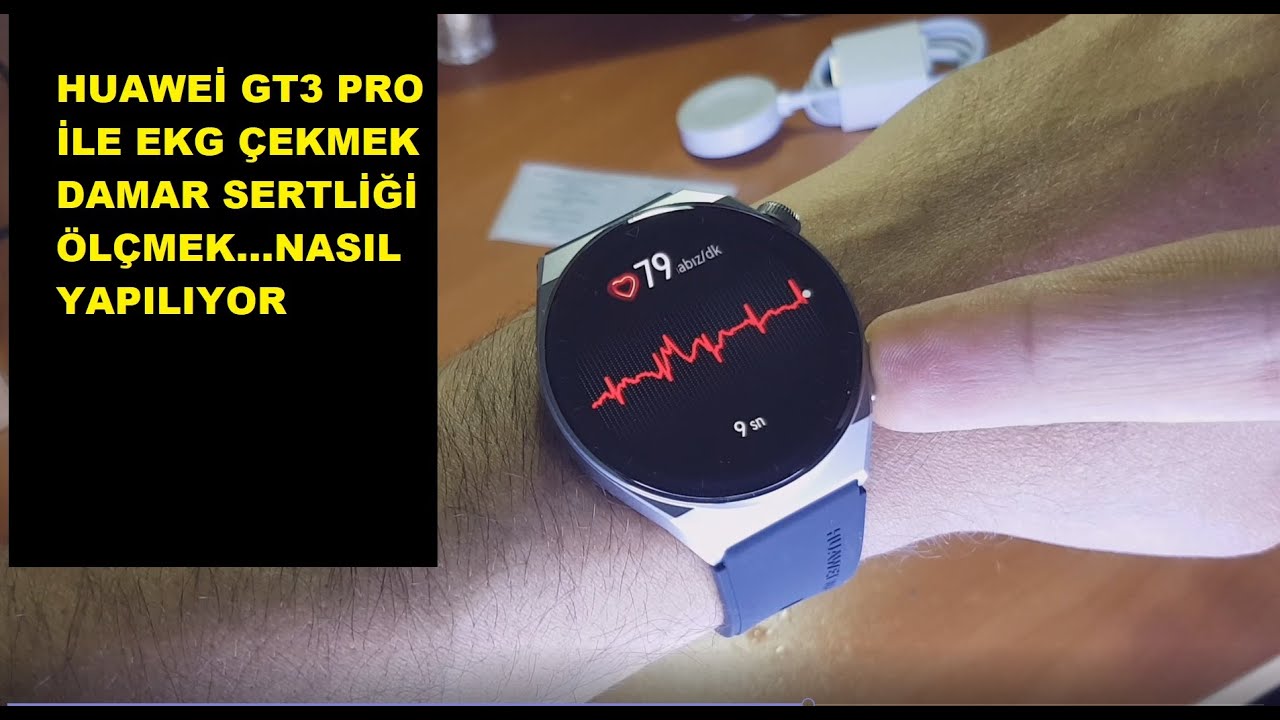 Huawei GT3 Pro inceleme EKG   çektim ve damar setliği ölçtüm