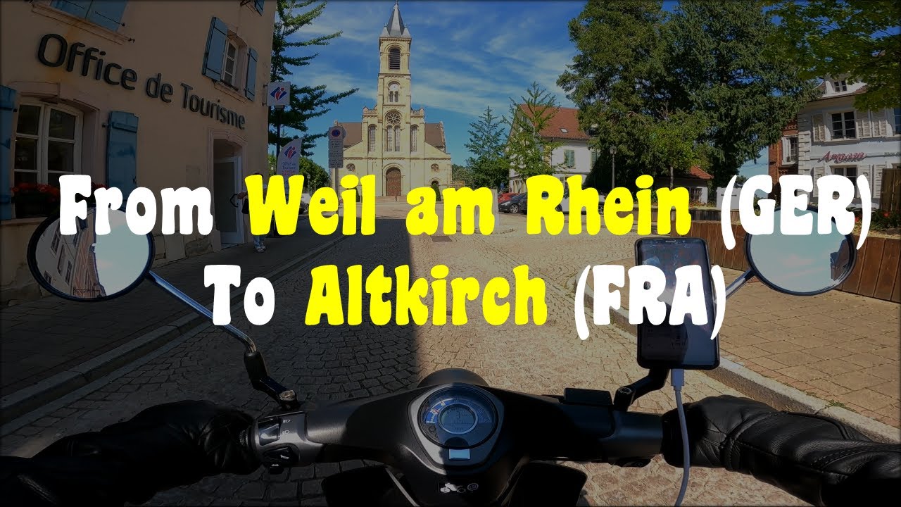 Honda Super Cub 125 - From Weil am Rhine (GER) to Altkirch (FRA)