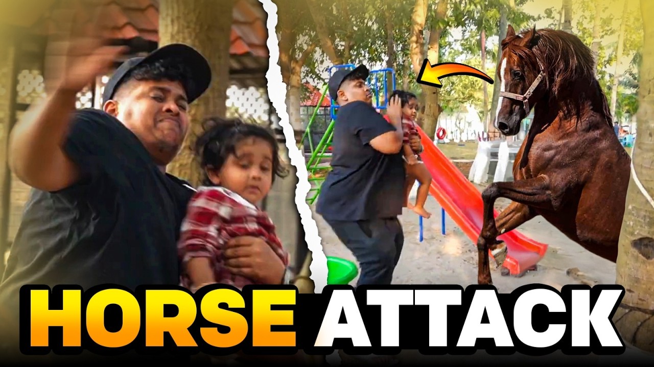 Horse Attacked us 😱 - Irfan's View