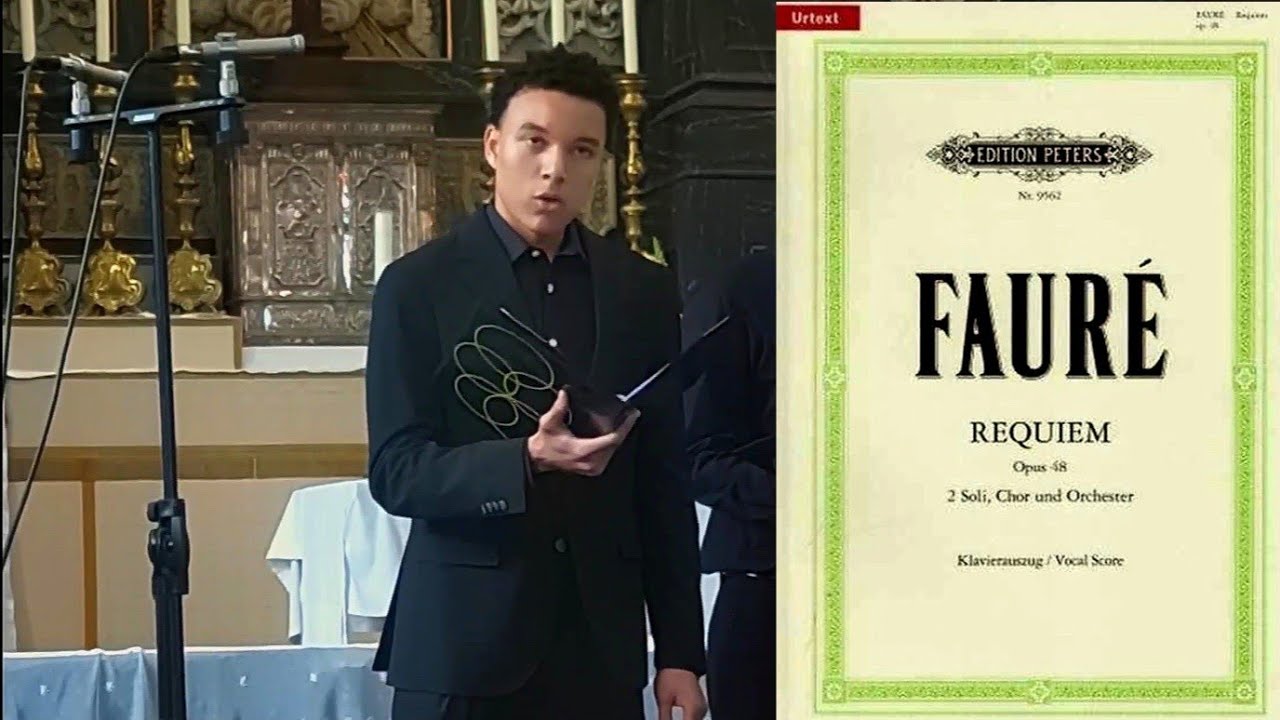 Singing Sublime Baritone Solo In Fauré's Requiem: 