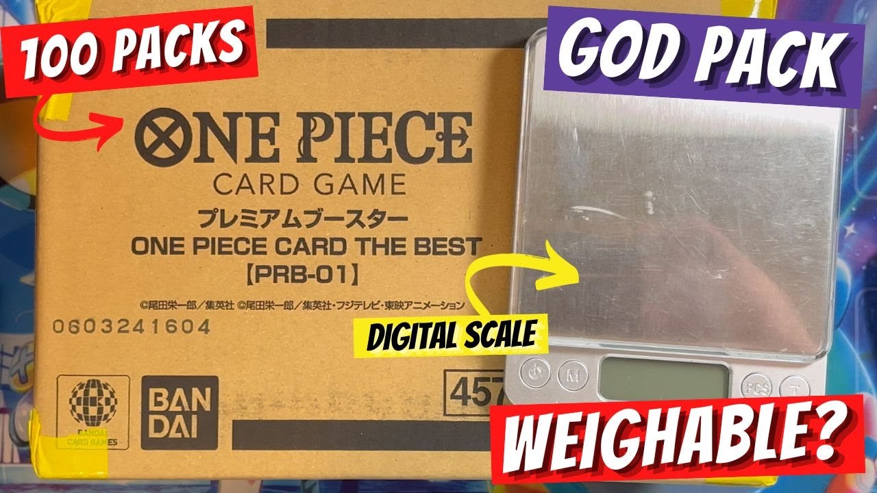 Weighed 100 One Piece Packs: Did I Find a GOD PACK?