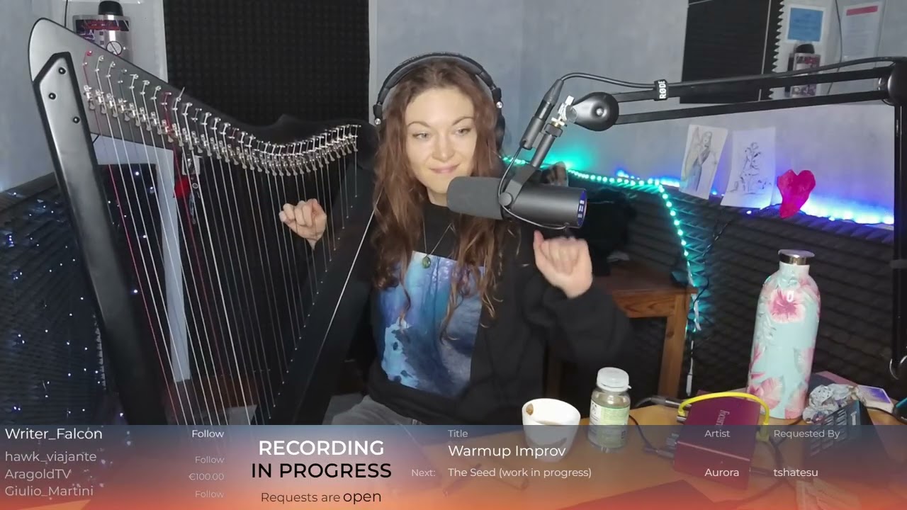 20 Jan 2026 - 💙 Harp, vocals, loops & soundscapes 💫 - EN / FR 🧚