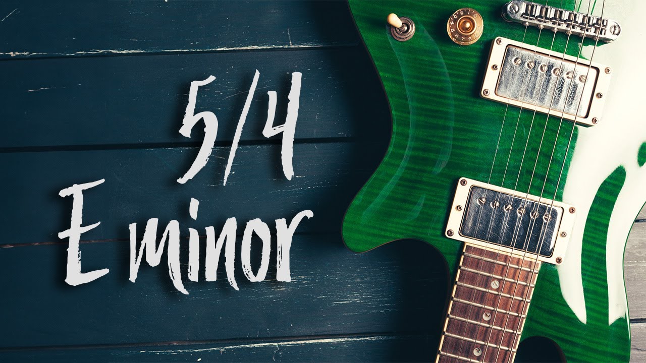 5/4 Soft Rock in E Minor - Odd Meter Backing Track for Guitar / Songwriting