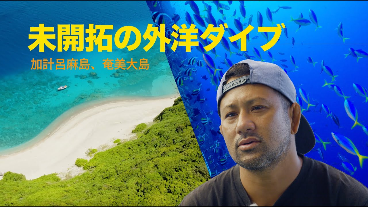 【ゴリマリンPV】奄美大島と加計呂麻島の海で未開拓の外洋ダイブ