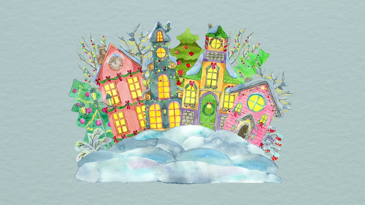크리스마스 마을로 놀러 오세요 🎄(Christmas Village) | 귀여운음악, 크리스마스브금, 겨울분위기, 브이로그음악, 무료브금
