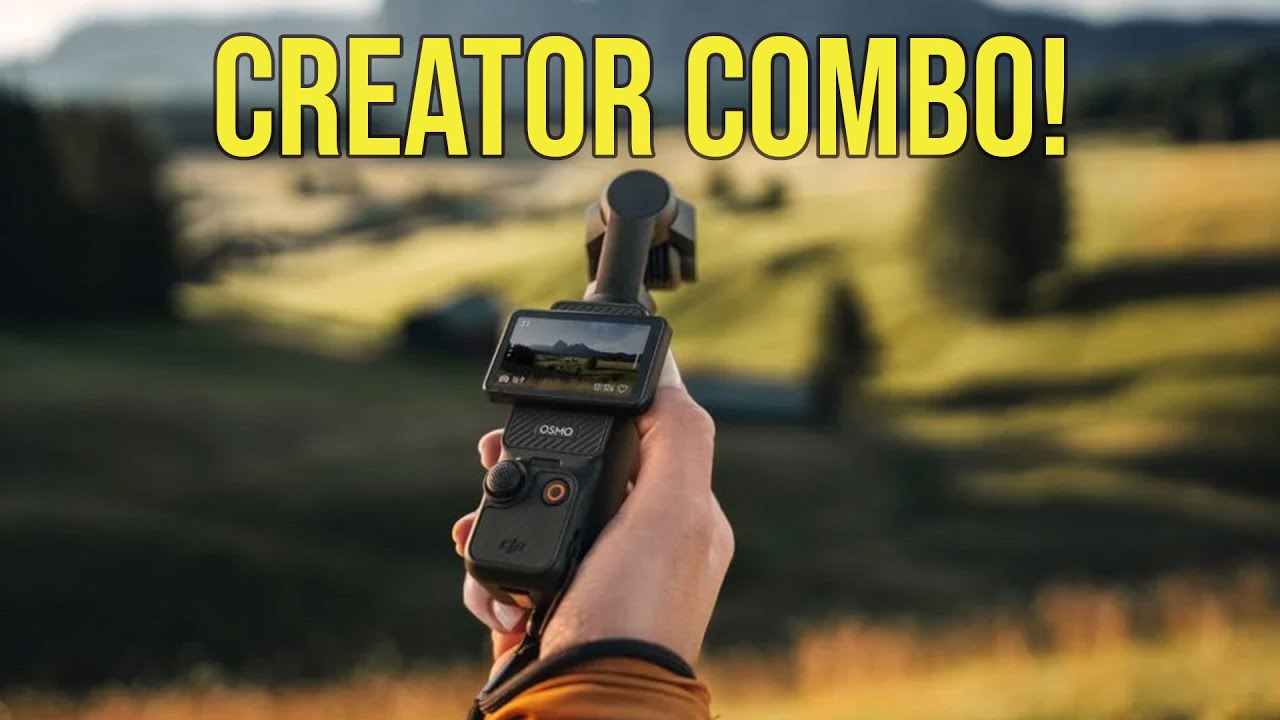 Распаковка и первые впечатления от комплекта DJI Osmo Pocket 3 Creator.