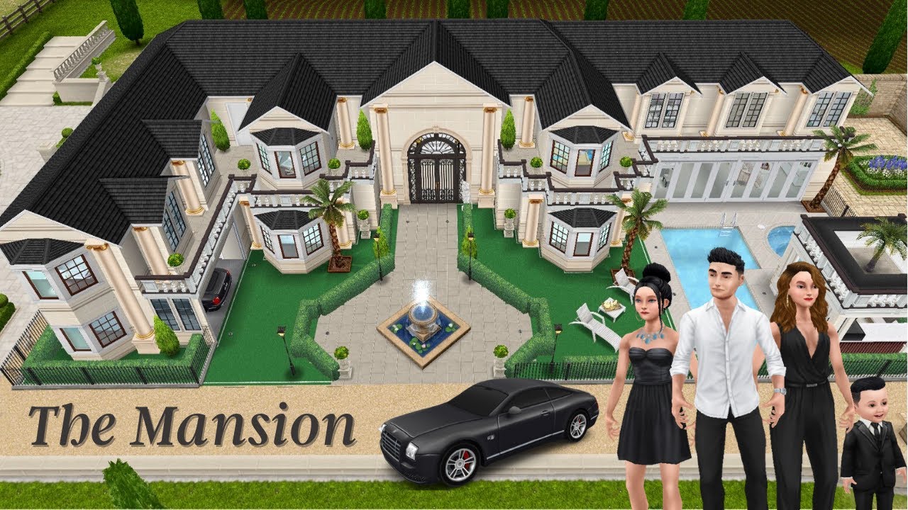 Sims Freeplay || Elegant Mansion 🥂🖤