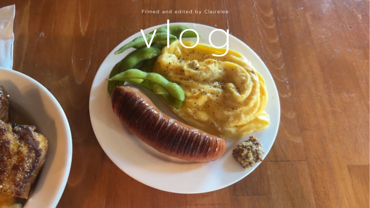 vlog. 카페 시노라의 브런치부터 평일 저녁의 루틴까지 ㅣ 직장인의 소소한 행복 찾기 (*•̀ᴗ•́*)و ̑̑