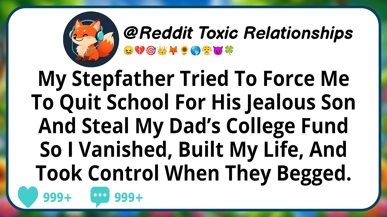 My Stepfather Tried To Force Me To Quit School For His Jealous Son And Steal My Dad’s College Fund..