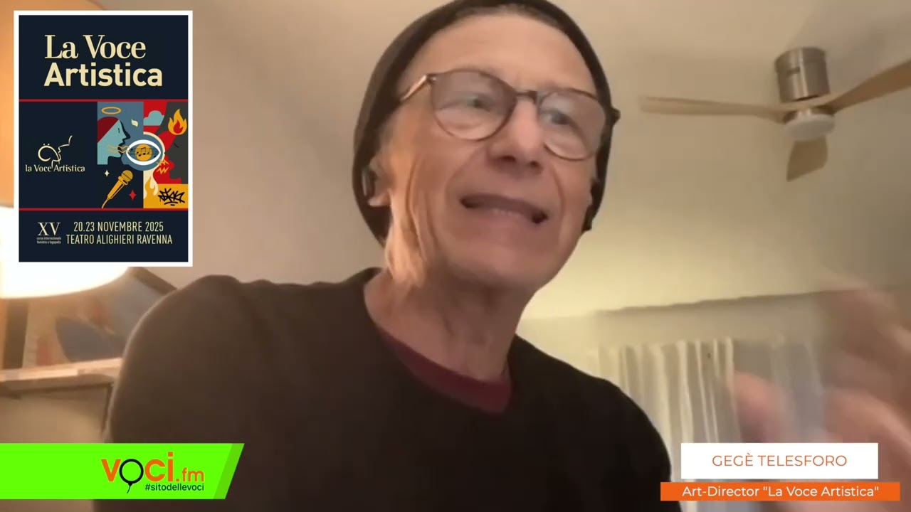 GEGE' TELESFORO su VOCI.fm (Anteprima LA VOCE ARTISTICA 2025)