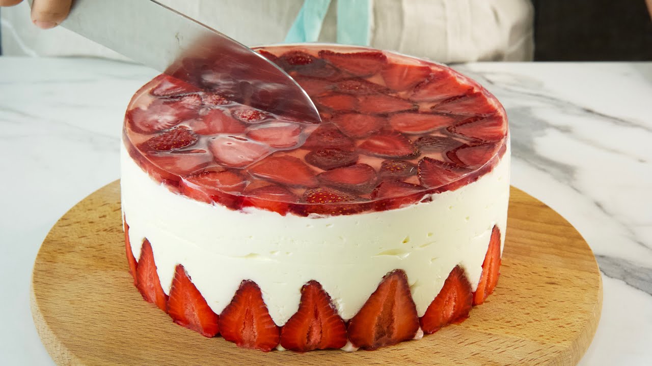 Пока есть КЛУБНИКА🍓, надо сделать торт. Нежный 