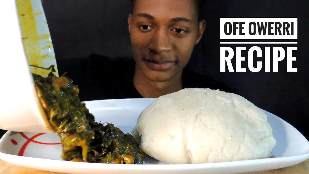 ASMR AFRICAN NIGERIAN FUFU, OFE OWERRI,PONMO & BEEF COOKING & EATING MUKBANG(No talking)eating sound