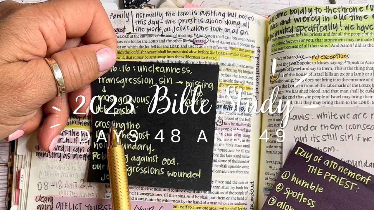 Days 48 and  49 Leviticus 14-18 | Bible study for beginners | Study the Bible in One Year