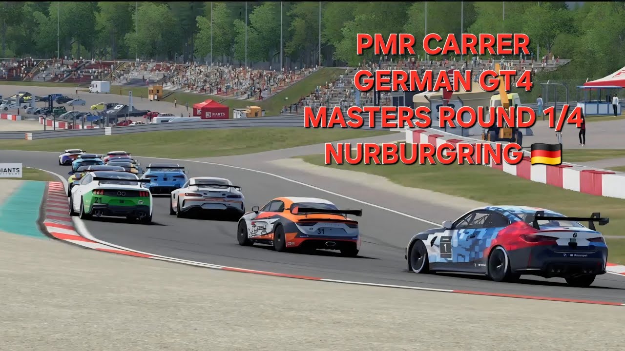 PMR CARRER GERMAN GT4 MASTERS ROUND 1/4 NURBURGRING 🇩🇪