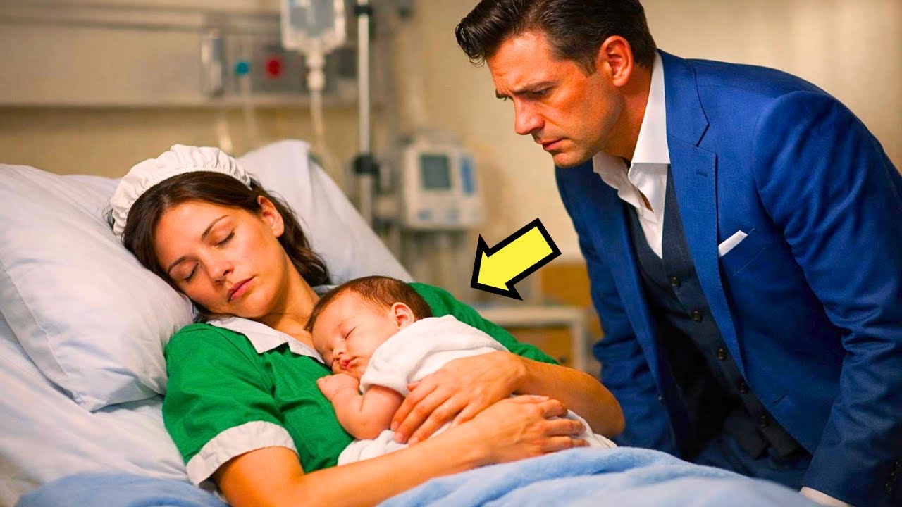 MILLONARIO ENCUENTRA A LA EMPLEADA EN EL HOSPITAL CON SU BEBÉ… Y TOMA UNA ACTITUD INESPERADA