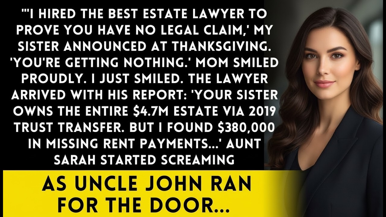 Sister Hired A Lawyer To 'Prove I Have No Rights' - He Found My $4.7M Estate Ownership Instead