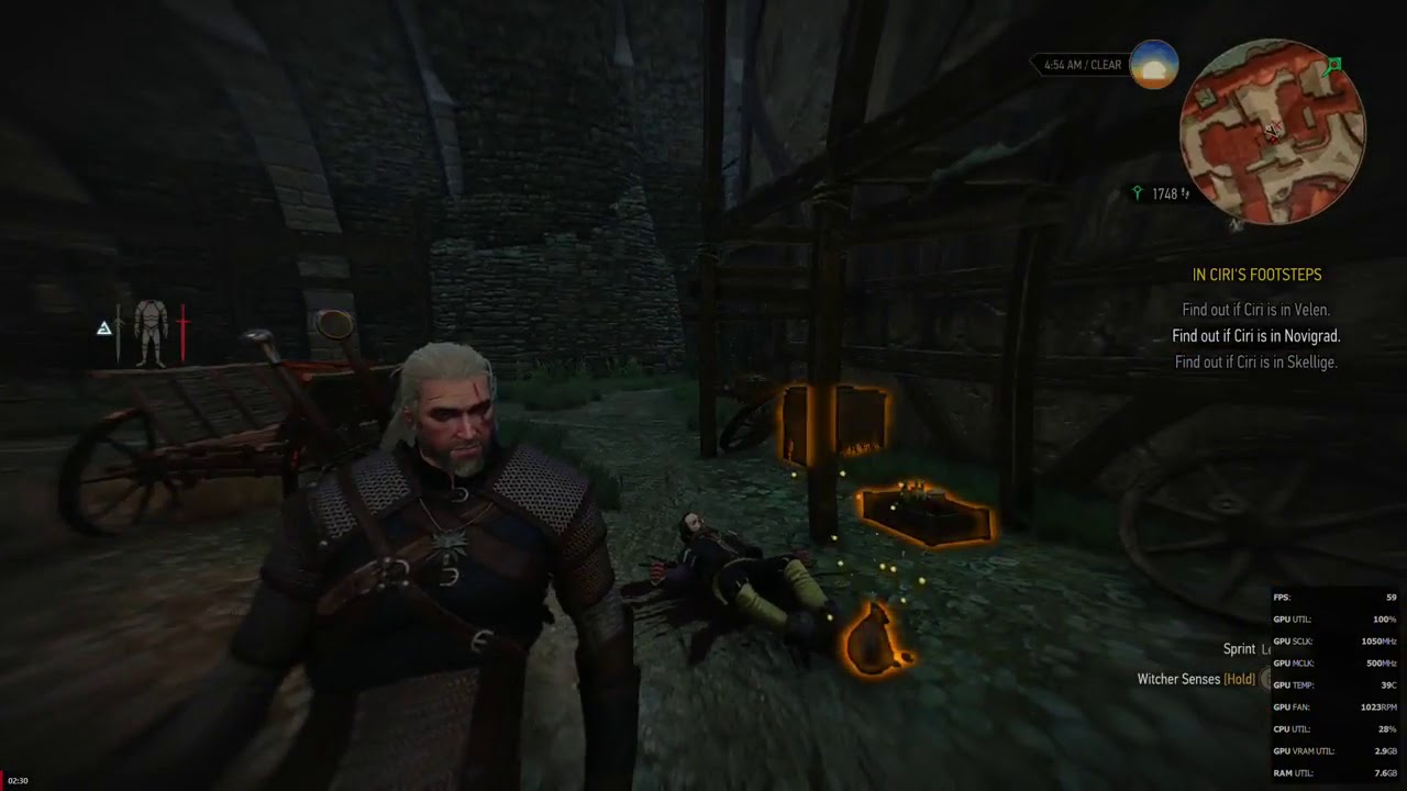 R9 Fury X Testing 37 : The Witcher 3 : Wild Hunt.