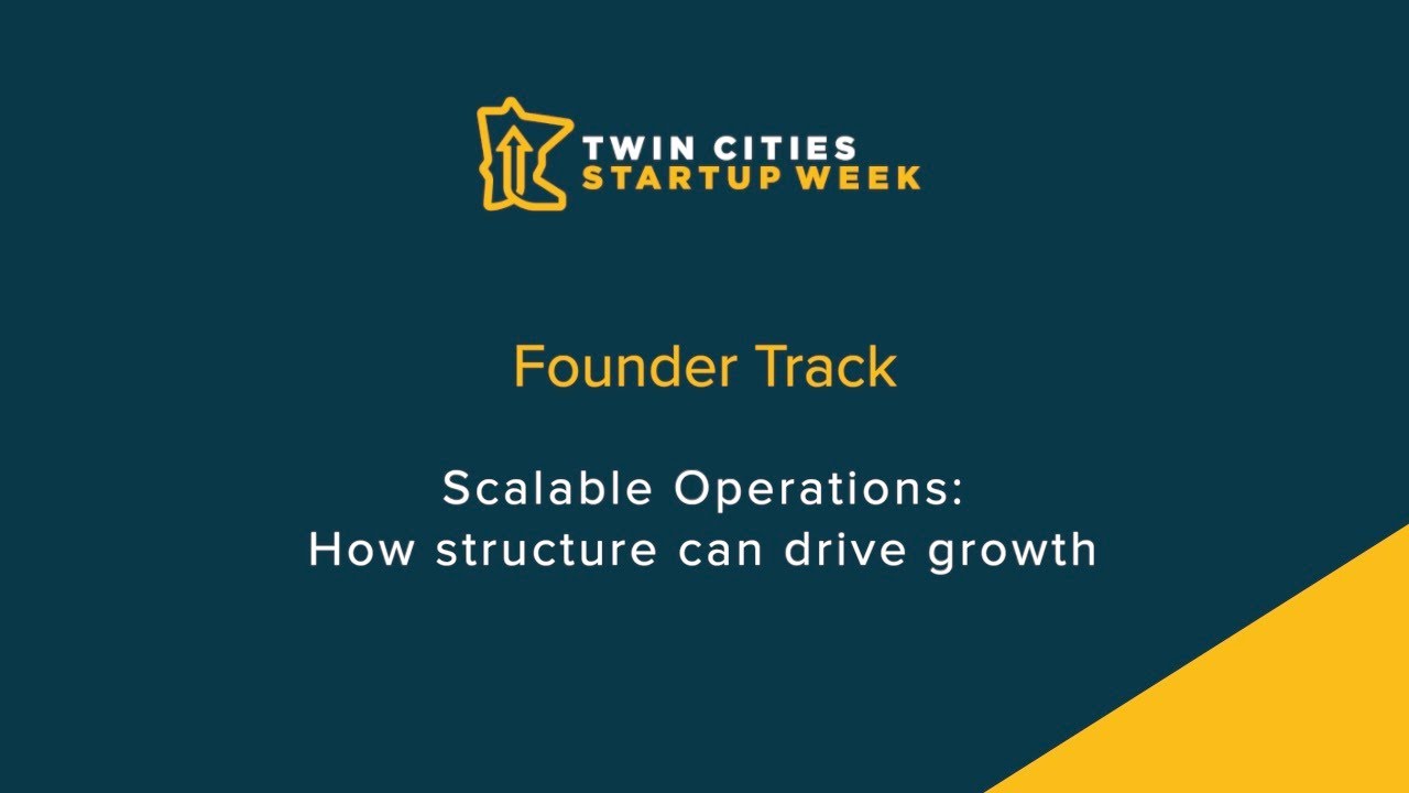 Scalable Operations: How structure can drive growth