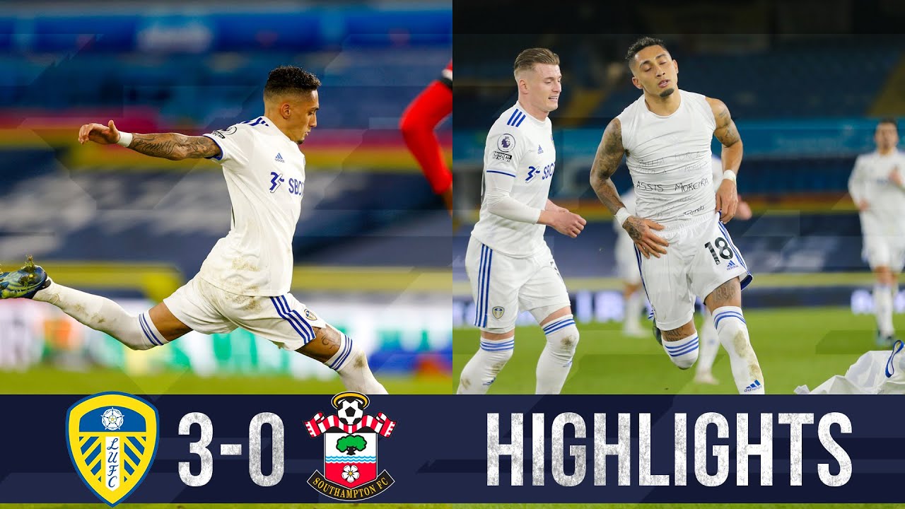 FANTASTIC Raphinha free-kick! Leeds United 3-0 Southampton | 2020/21 highlights