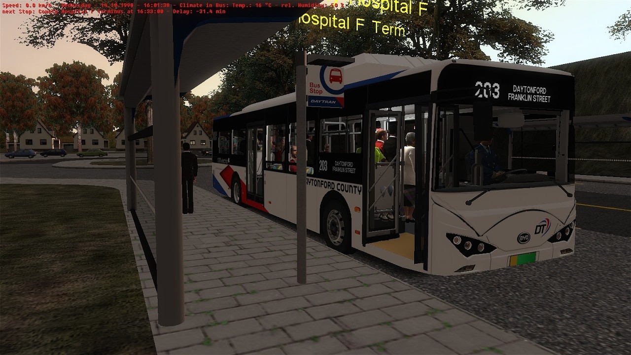 OMSI 2- Welcome to  Daytonford County   today i will be doing a Round trip