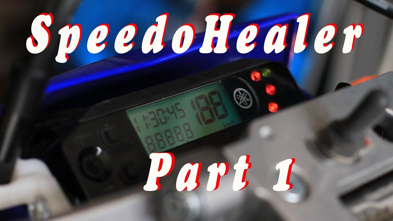 Install 2: HealTech SpeedoHealer v4 on the Yamaha WR250R Dual sport