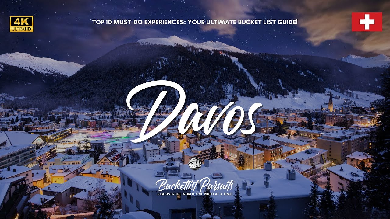 🇨🇭 Davos: Exploring Alpine Majesty in Stunning 4K Resolution