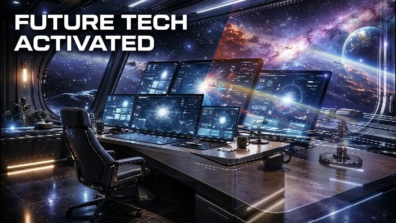 The Ultimate Space Station Workspace #2 | Deep Focus in Orbit 4K