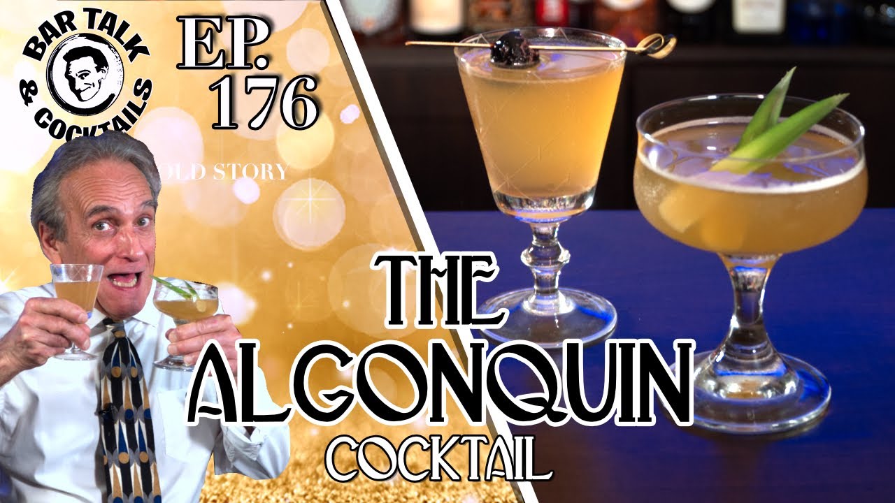 КЛАССИЧЕСКИЙ КОКТЕЙЛЬ АЛГОНКИН и не менее классический отель Algonquin | Bar Talk & Cocktails