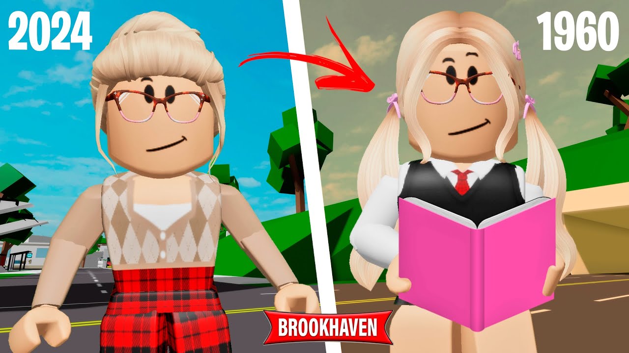 OS TEMPOS DE ESCOLA DA VOVÓ! Historinha Brookhaven RP🏡! Roblox