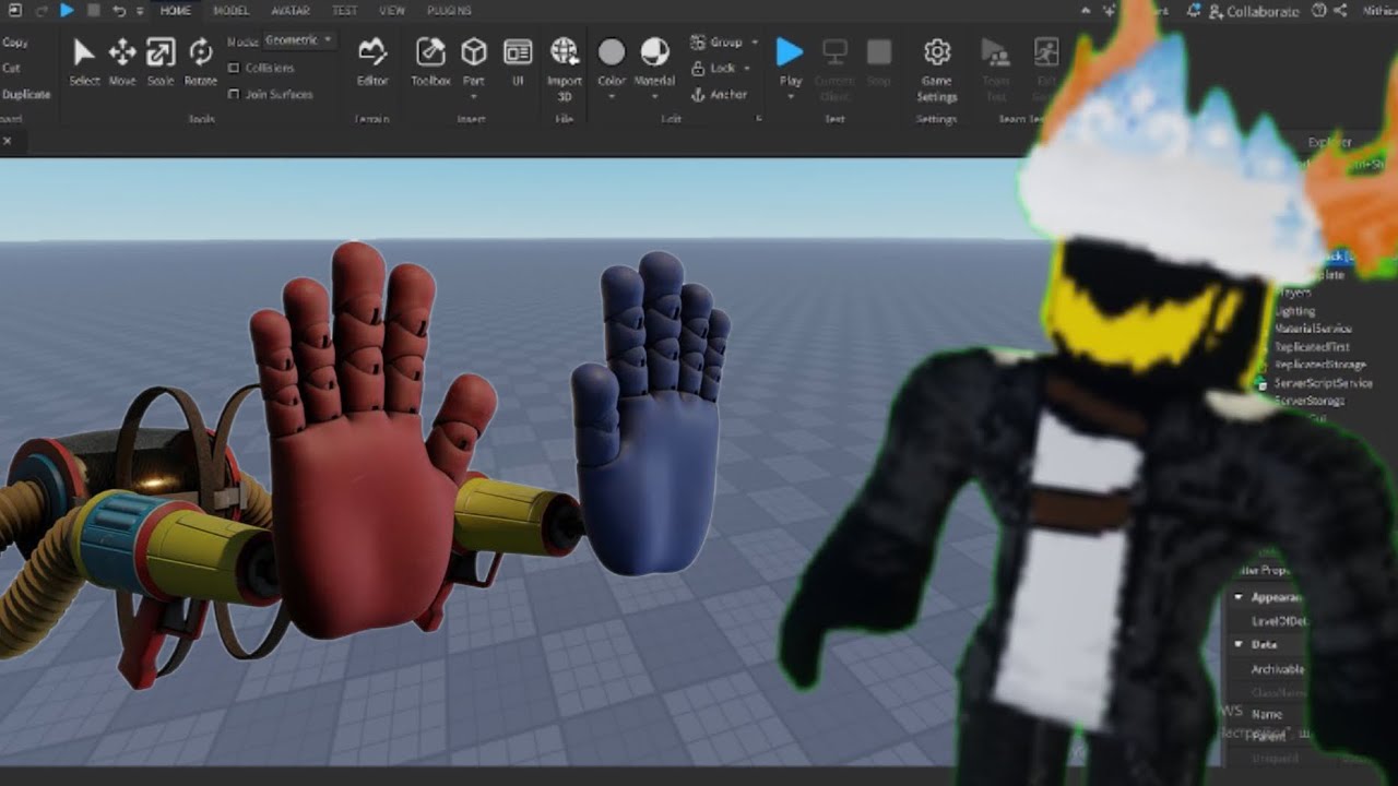 How to make Grabpack system in Roblox Studio