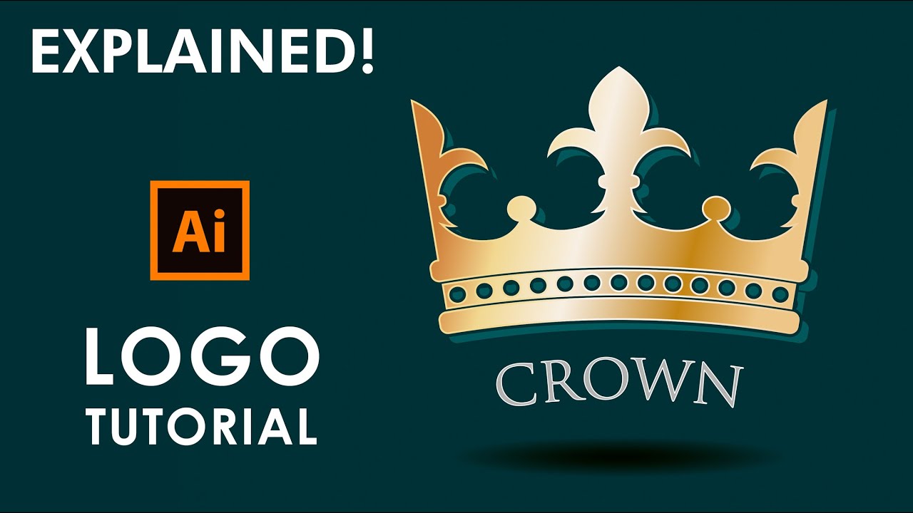 How to design a Crown Logo - Illustrator Tutorial