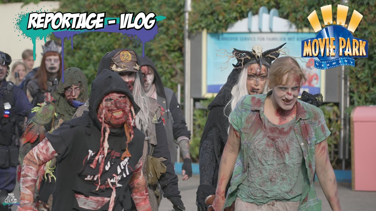 So wirst du Halloween Monster im Movie Park Germany - Reportage / Vlog