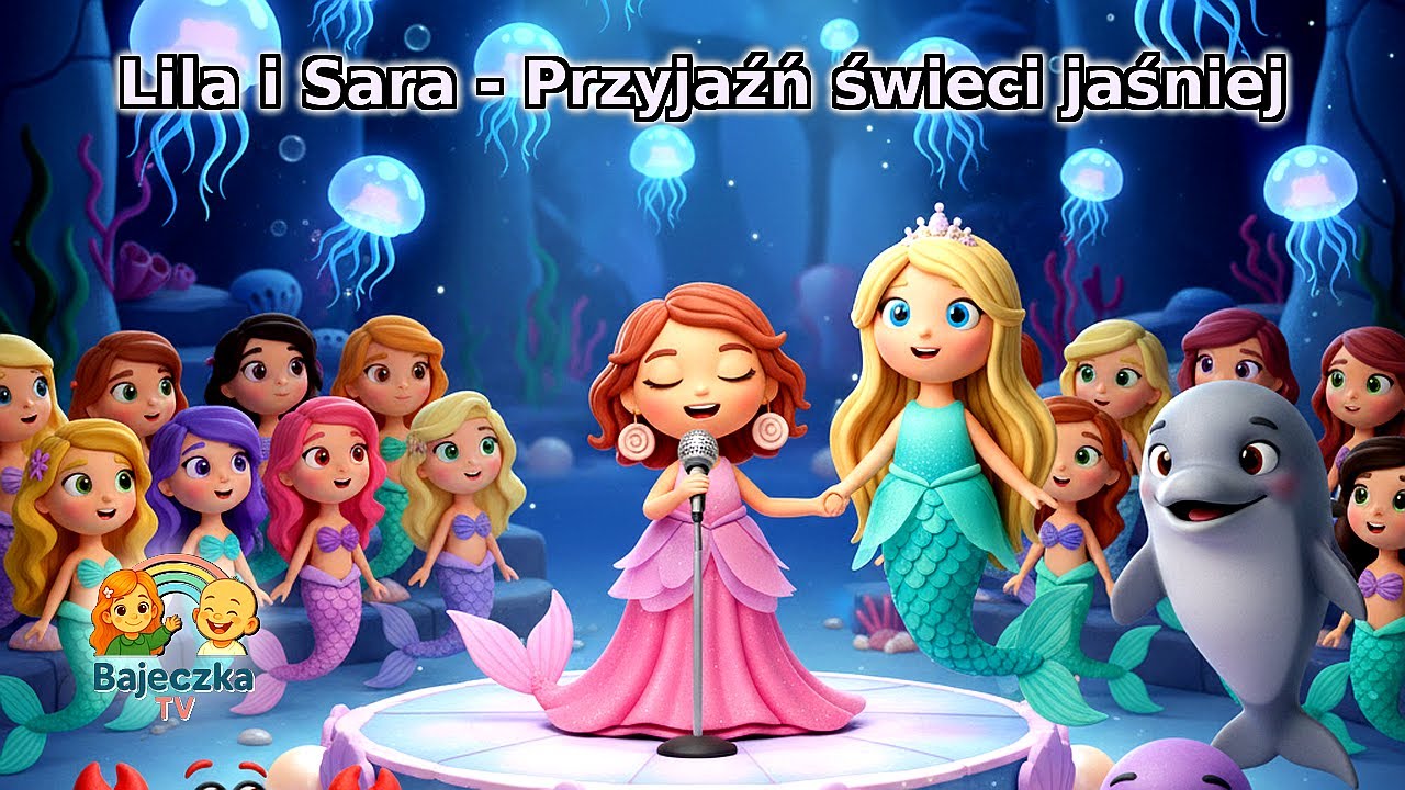 Przyjaźń świeci jaśniej – Lila i Sara - Piosenka syren 🎧🎵 🧜‍♀️✨ | Bajeczka TV