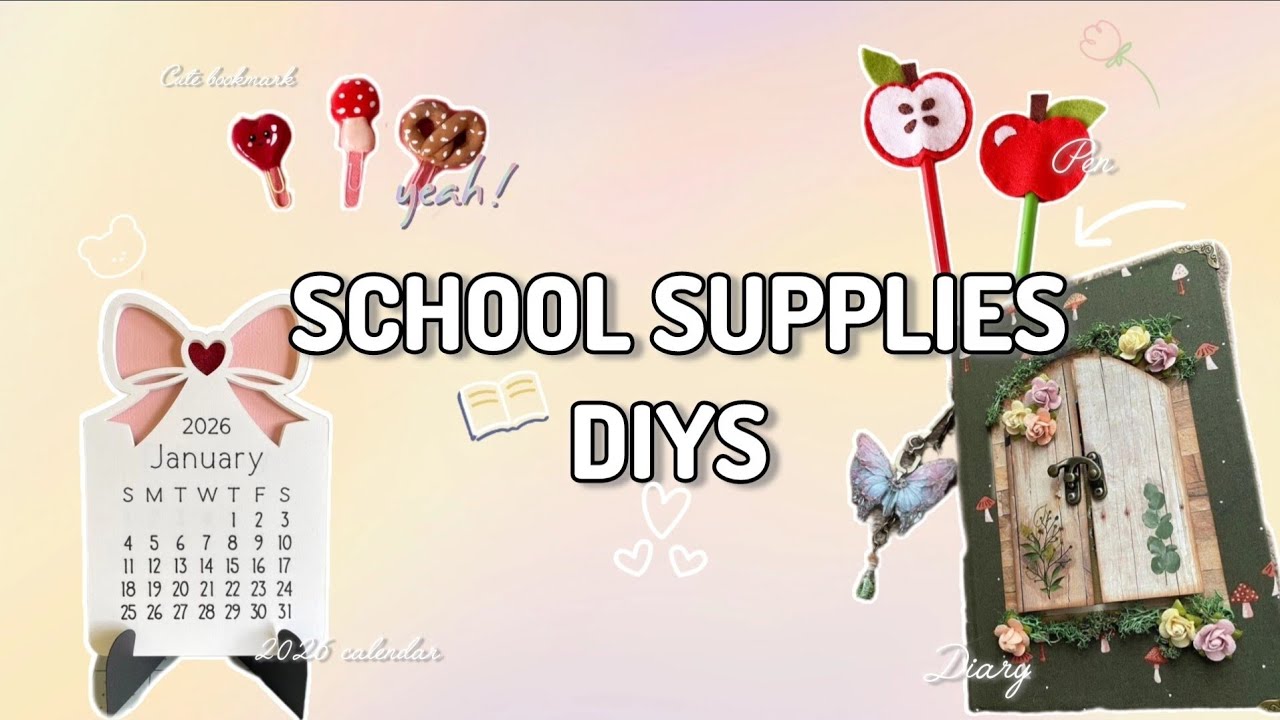 4 Back to School Craft🎒📚Creative DIY Projects for Students | stationery diy | Part 3