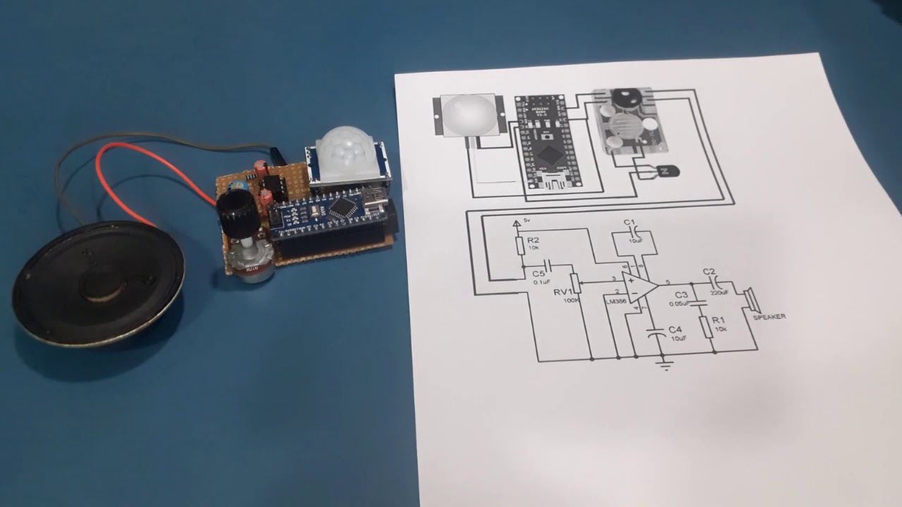 Dog Barking Security Alarm using Arduino, PIR Sensor, and Dog Barking Sound Module