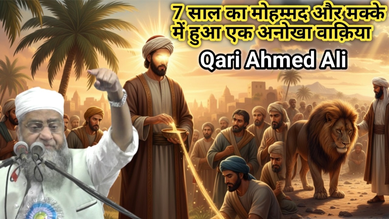 Qari Ahmed Ali || 7 साल का मोहम्मद और मक्के में हुआ एक अनोखा वाक़िया 
