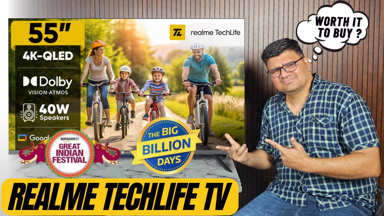 Realme Techlife TV 2025 ⚡ Realme TechLife QLED TV 2025 ⚡ Realme Techlife TV Review