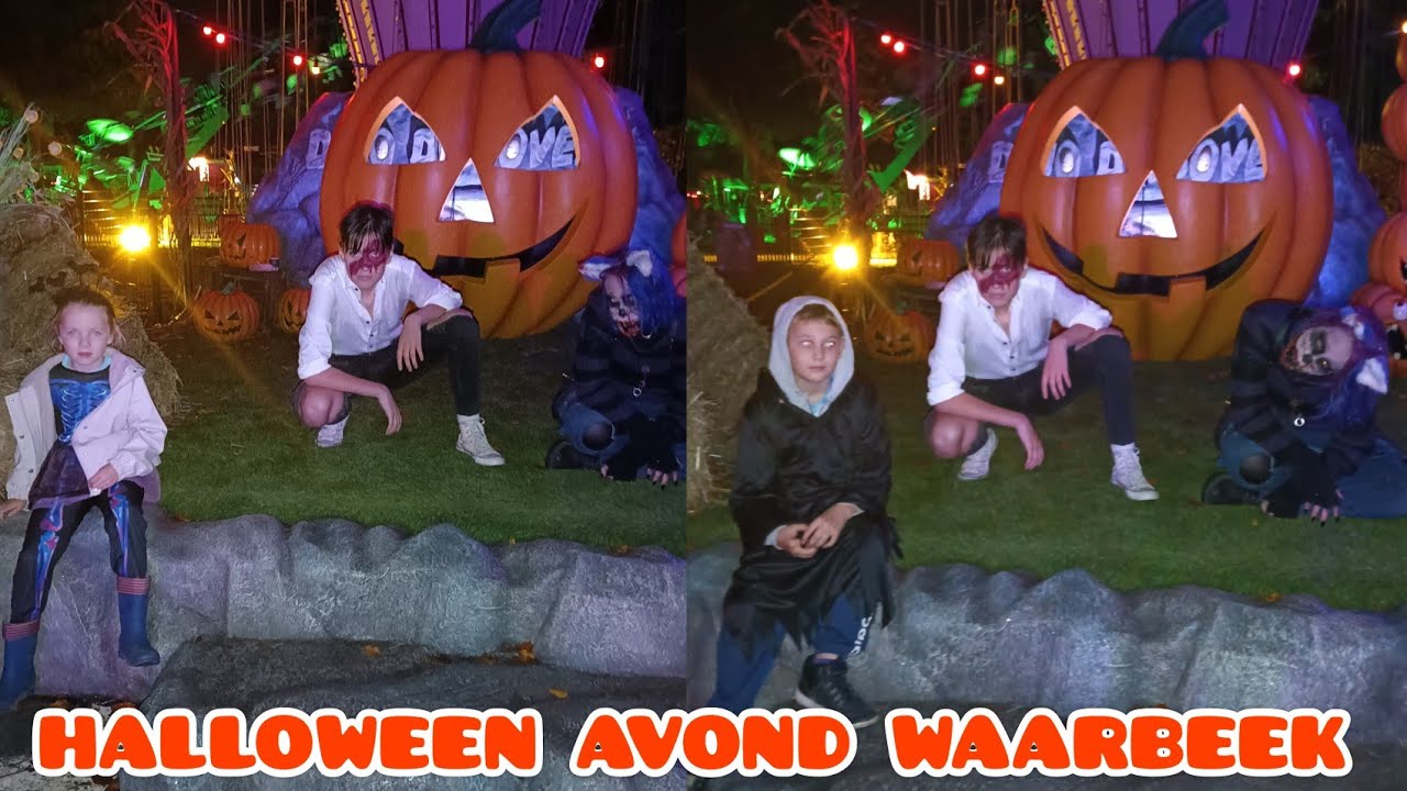 HALLOWEEN AVOND BIJ ATTRACTIEPARK DE WAARBEEK / DE FAMILIE SNIJDERS // VLOG #460