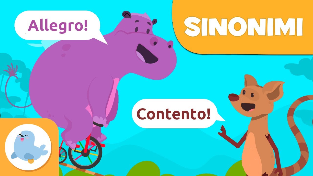 I SINONIMI per bambini - Cosa sono i sinonimi? - Parole con lo stesso significato