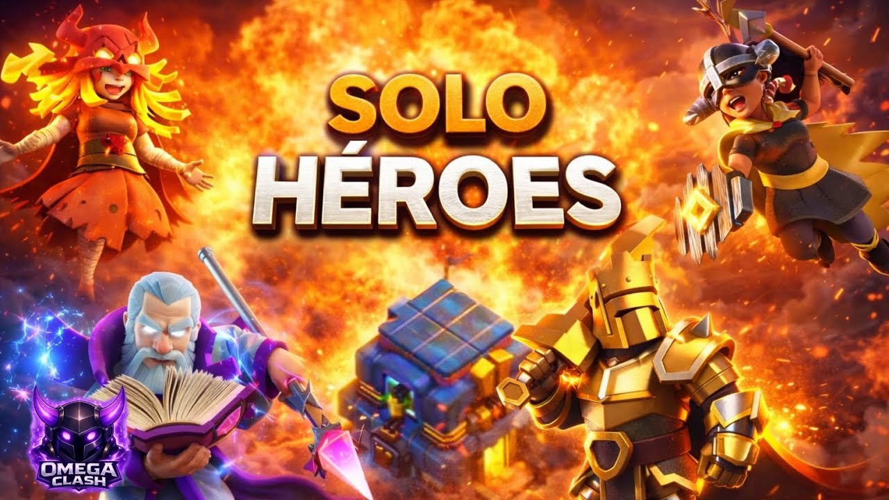 🤯ATACANDO en CWL SIN TROPAS - Ataque SOLO HÉROES - TH13 vs TH12 | Clash Of Clans