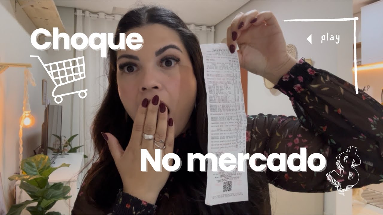 COMPRAS NO MERCADO 😱 | Olha quanto gastei 