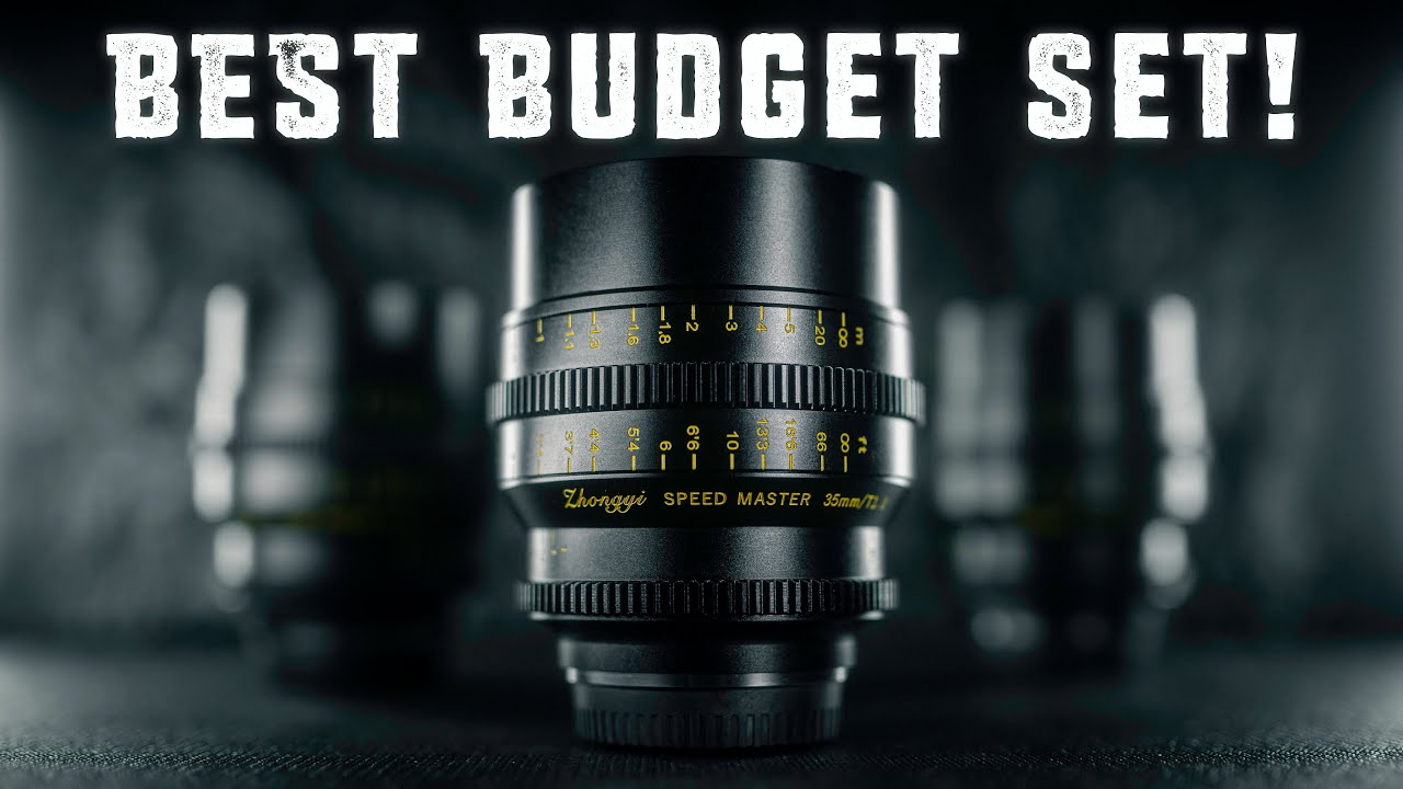 THESE Are THE BEST Cinema Lenses UNDER $500! The BRAND NEW Zhongyi Speedmaster s35 t1 Cine Lenses!