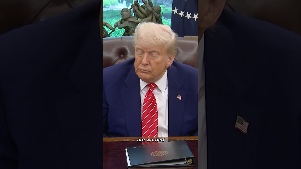 Trump says the slowdown at U.S. ports is a 'good thing, not a bad thing'