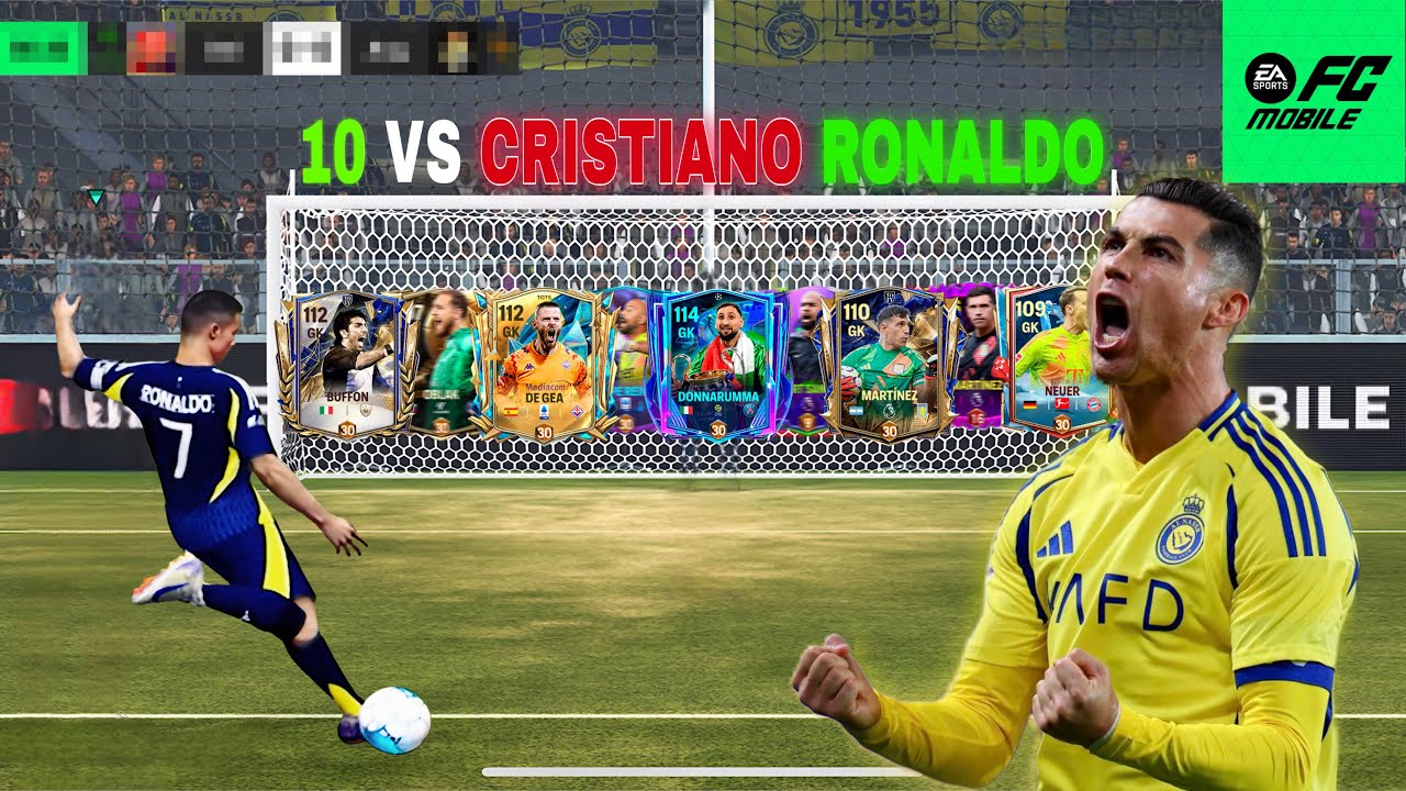 10 PORTEROS VS CRISTIANO RONALDO