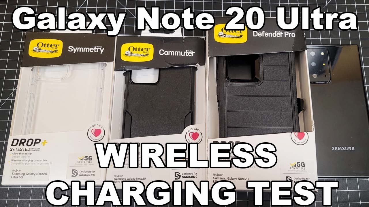 Samsung Galaxy Note 20 Ultra Otterbox Case Review and wireless charging test