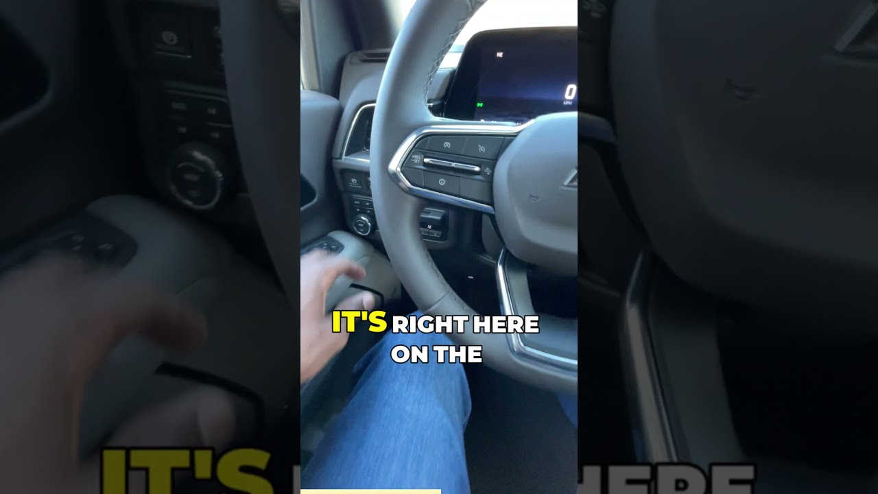 How to Use the Electronic Parking Brake on the 2025 Chevy Tahoe #nbcr
