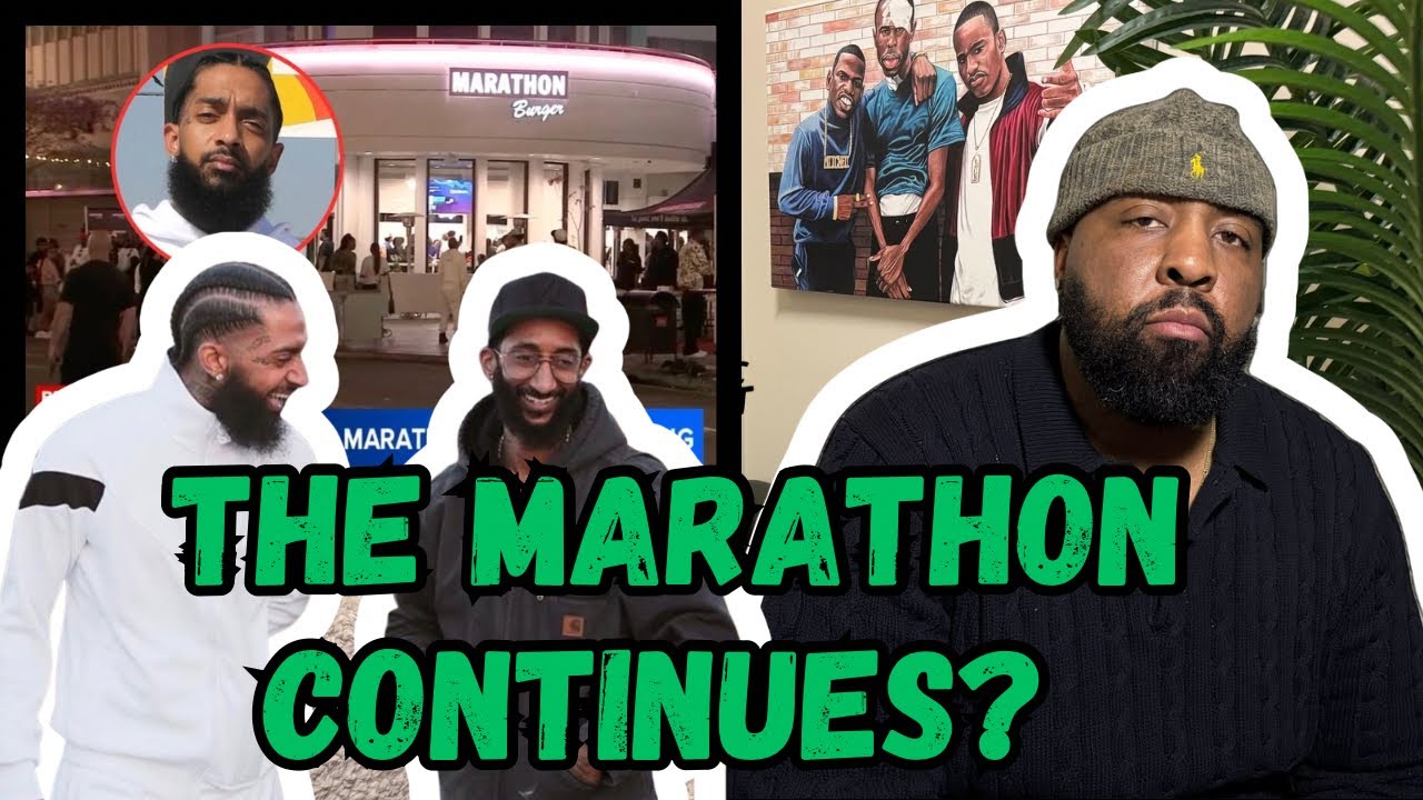 Nipsey Hussle’s Marathon Burger Gets SHOT UP At The GRAND OPENING! 🤦🏾‍♂️