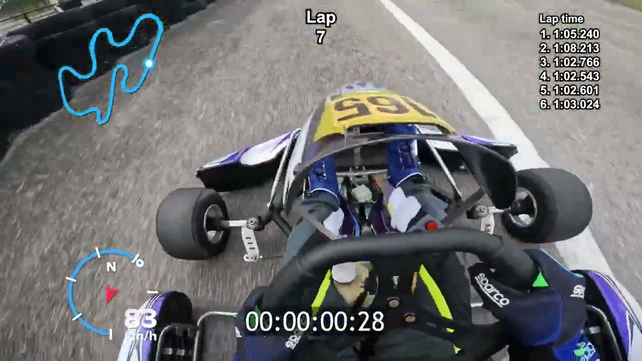 Wayne Karting practice RUD Sepang full gears with Ballast to 80kg