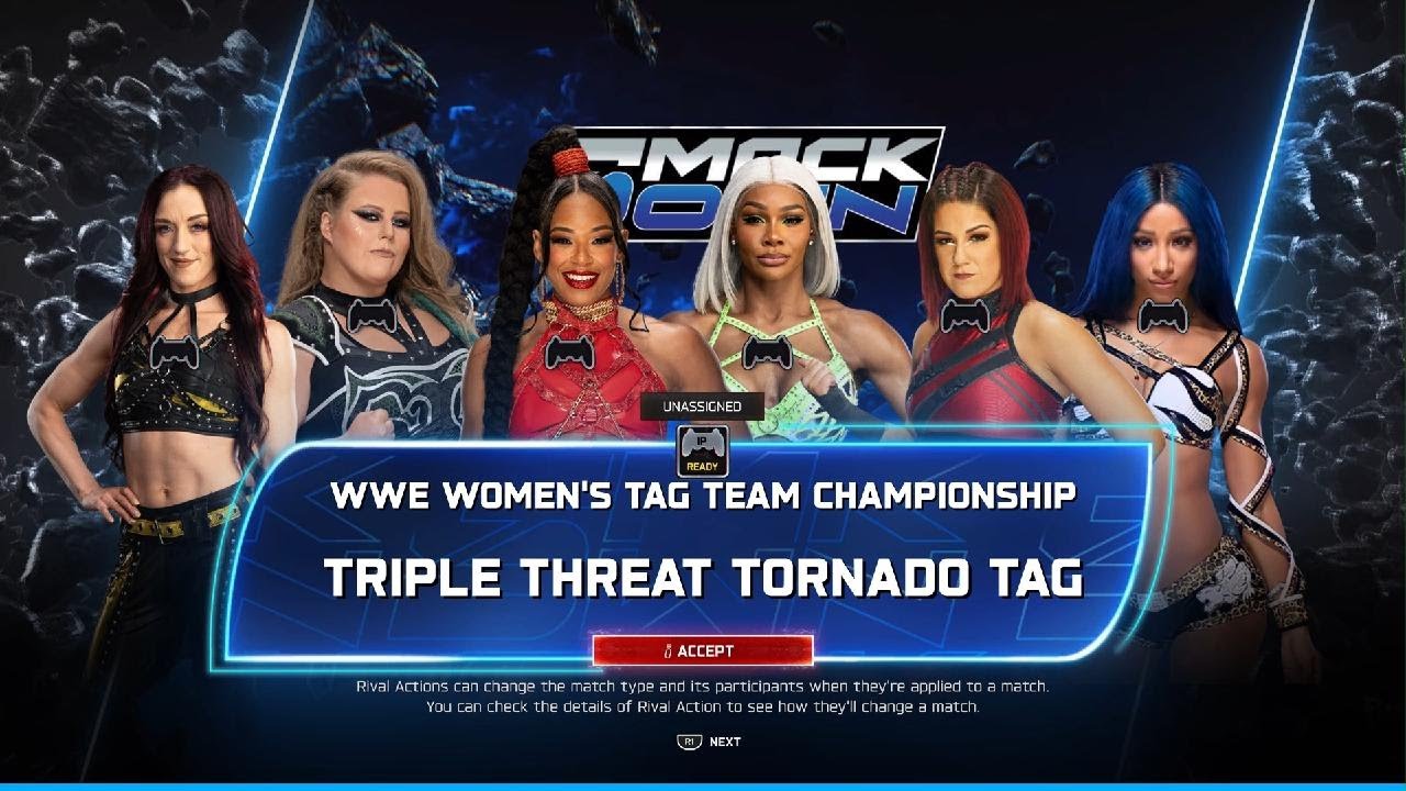 WWE 2K25 Universe - Smackdown, Title fight night