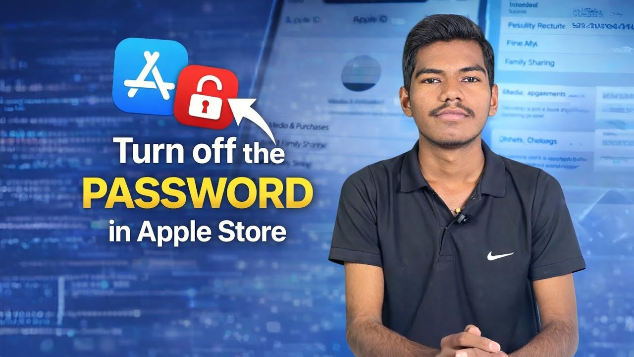 How to turn off the password requiretion in apple store 🤔